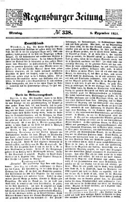 Regensburger Zeitung Montag 8. Dezember 1851