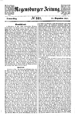 Regensburger Zeitung Donnerstag 11. Dezember 1851