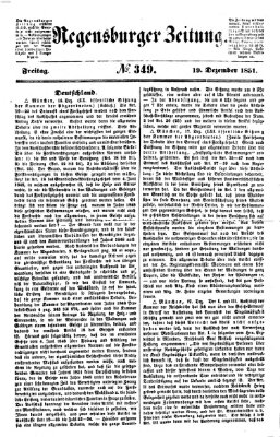 Regensburger Zeitung Freitag 19. Dezember 1851