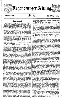 Regensburger Zeitung Samstag 13. März 1852