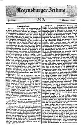 Regensburger Zeitung Freitag 7. Januar 1853