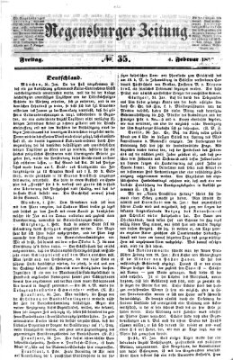 Regensburger Zeitung Freitag 4. Februar 1853