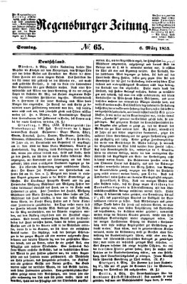 Regensburger Zeitung Sonntag 6. März 1853