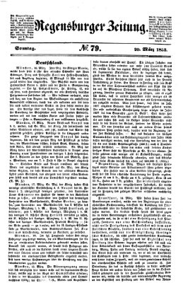 Regensburger Zeitung Sonntag 20. März 1853