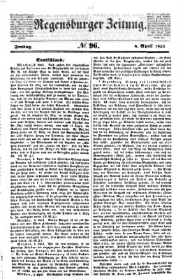 Regensburger Zeitung Freitag 8. April 1853