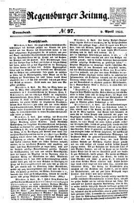 Regensburger Zeitung Samstag 9. April 1853