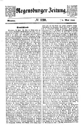 Regensburger Zeitung Montag 2. Mai 1853