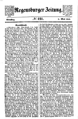 Regensburger Zeitung Dienstag 3. Mai 1853