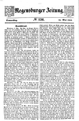 Regensburger Zeitung Donnerstag 19. Mai 1853