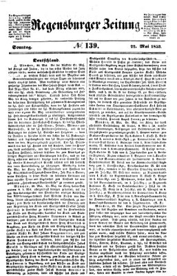 Regensburger Zeitung Sonntag 22. Mai 1853