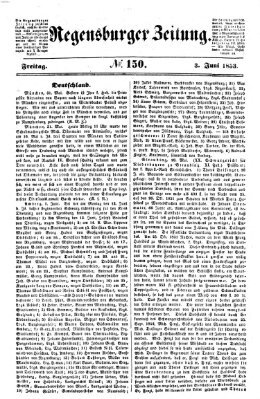 Regensburger Zeitung Freitag 3. Juni 1853