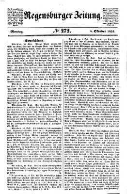 Regensburger Zeitung Montag 3. Oktober 1853