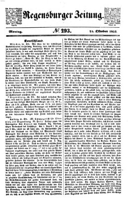 Regensburger Zeitung Montag 24. Oktober 1853