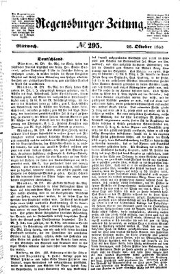 Regensburger Zeitung Mittwoch 26. Oktober 1853