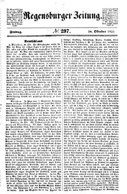 Regensburger Zeitung Freitag 28. Oktober 1853