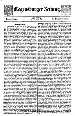 Regensburger Zeitung Donnerstag 8. Dezember 1853