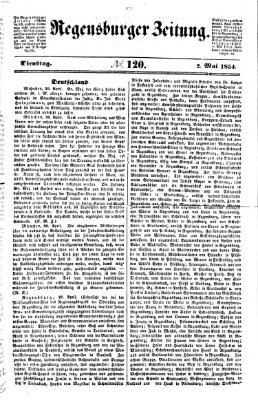 Regensburger Zeitung Dienstag 2. Mai 1854