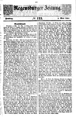 Regensburger Zeitung Freitag 5. Mai 1854