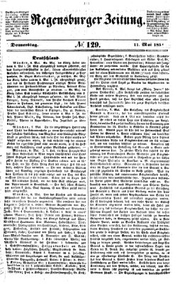 Regensburger Zeitung Donnerstag 11. Mai 1854