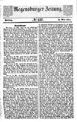 Regensburger Zeitung Freitag 19. Mai 1854