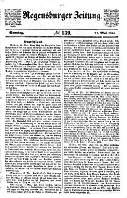 Regensburger Zeitung Sonntag 21. Mai 1854