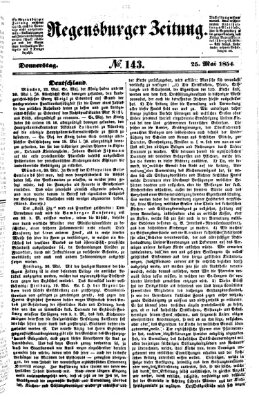 Regensburger Zeitung Donnerstag 25. Mai 1854