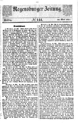 Regensburger Zeitung Freitag 26. Mai 1854