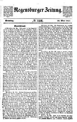 Regensburger Zeitung Sonntag 28. Mai 1854