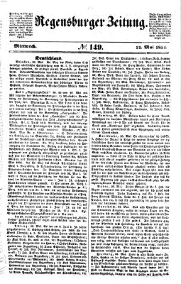 Regensburger Zeitung Mittwoch 31. Mai 1854