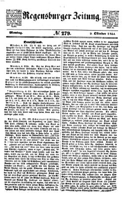 Regensburger Zeitung Montag 9. Oktober 1854