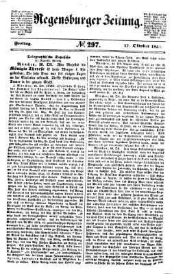 Regensburger Zeitung Freitag 27. Oktober 1854