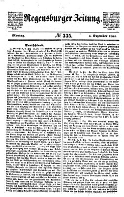 Regensburger Zeitung Montag 4. Dezember 1854