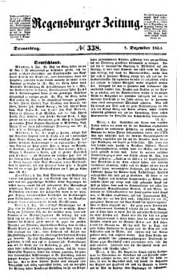 Regensburger Zeitung Donnerstag 7. Dezember 1854