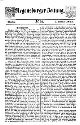 Regensburger Zeitung Montag 5. Februar 1855