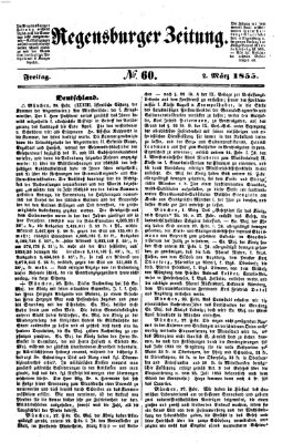 Regensburger Zeitung Freitag 2. März 1855