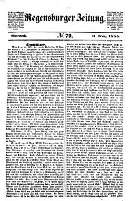 Regensburger Zeitung Mittwoch 21. März 1855