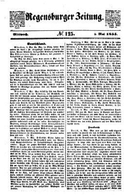 Regensburger Zeitung Mittwoch 9. Mai 1855