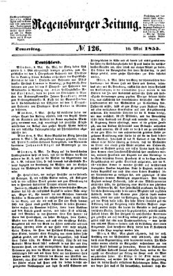 Regensburger Zeitung Donnerstag 10. Mai 1855