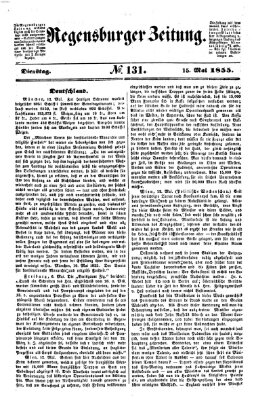 Regensburger Zeitung Dienstag 15. Mai 1855