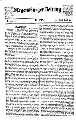 Regensburger Zeitung Samstag 19. Mai 1855