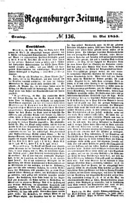 Regensburger Zeitung Sonntag 20. Mai 1855