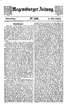 Regensburger Zeitung Donnerstag 24. Mai 1855