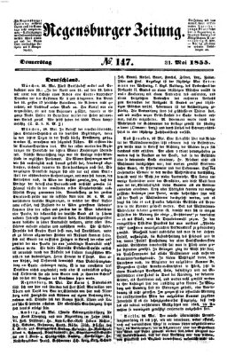 Regensburger Zeitung Donnerstag 31. Mai 1855