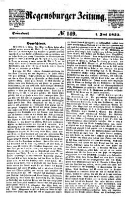 Regensburger Zeitung Samstag 2. Juni 1855