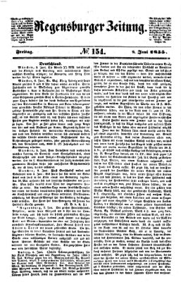 Regensburger Zeitung Freitag 8. Juni 1855