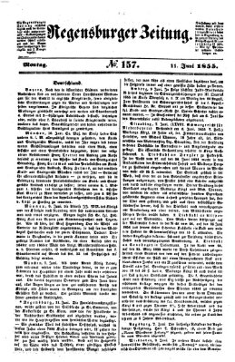 Regensburger Zeitung Montag 11. Juni 1855