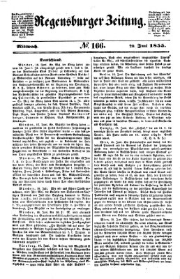 Regensburger Zeitung Mittwoch 20. Juni 1855