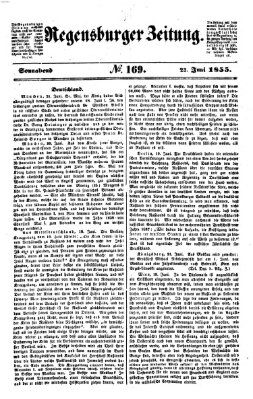 Regensburger Zeitung Samstag 23. Juni 1855