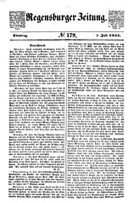 Regensburger Zeitung Dienstag 3. Juli 1855