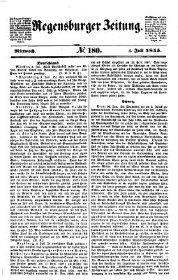 Regensburger Zeitung Mittwoch 4. Juli 1855